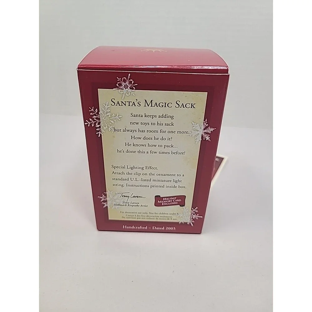 Exclusive 2005 VIP Keepsake Ornament: Santa's Magic Sack by Hallmark